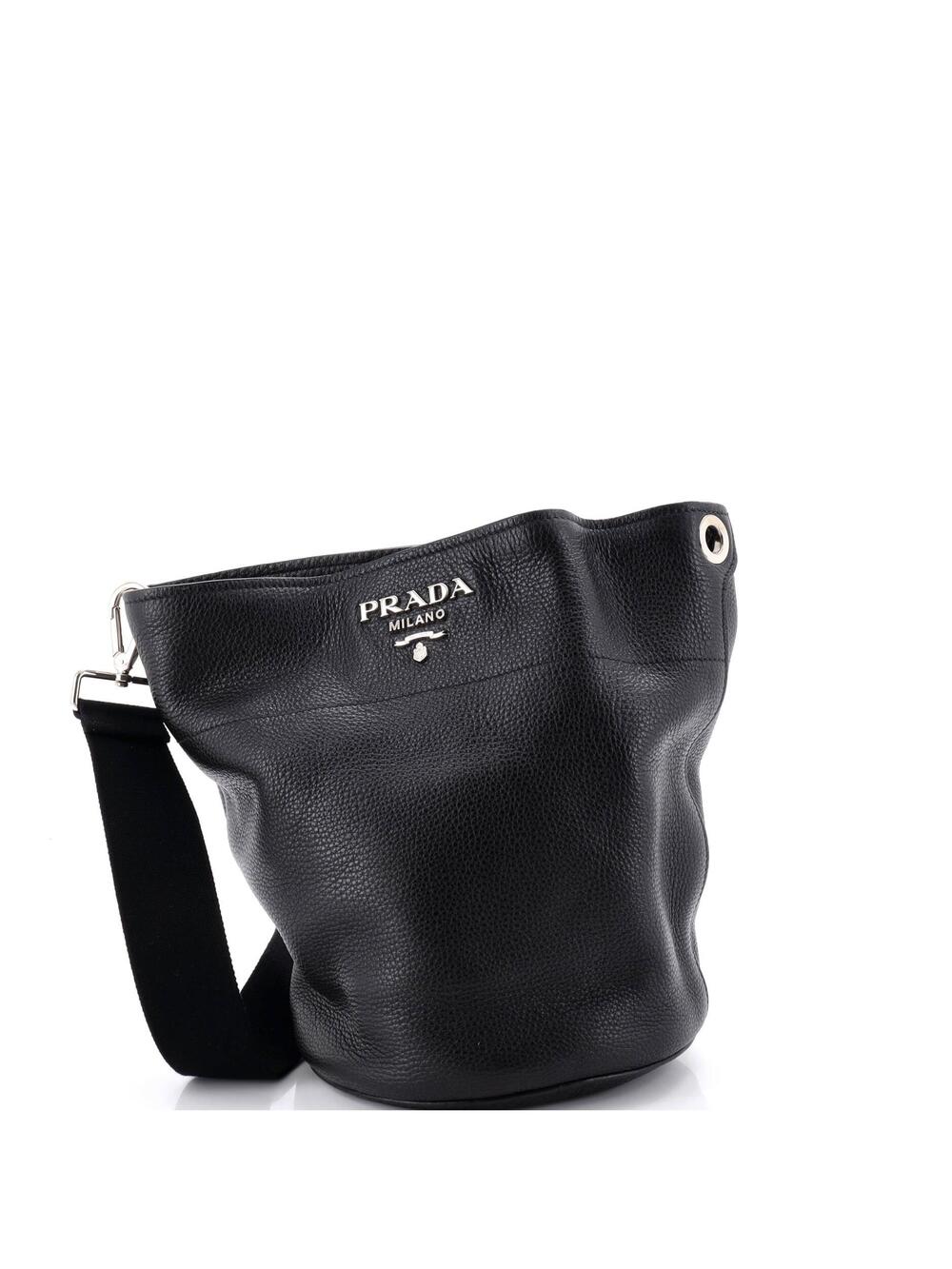 Prada Bucket Messenger Bag Vitello #285175P10B
